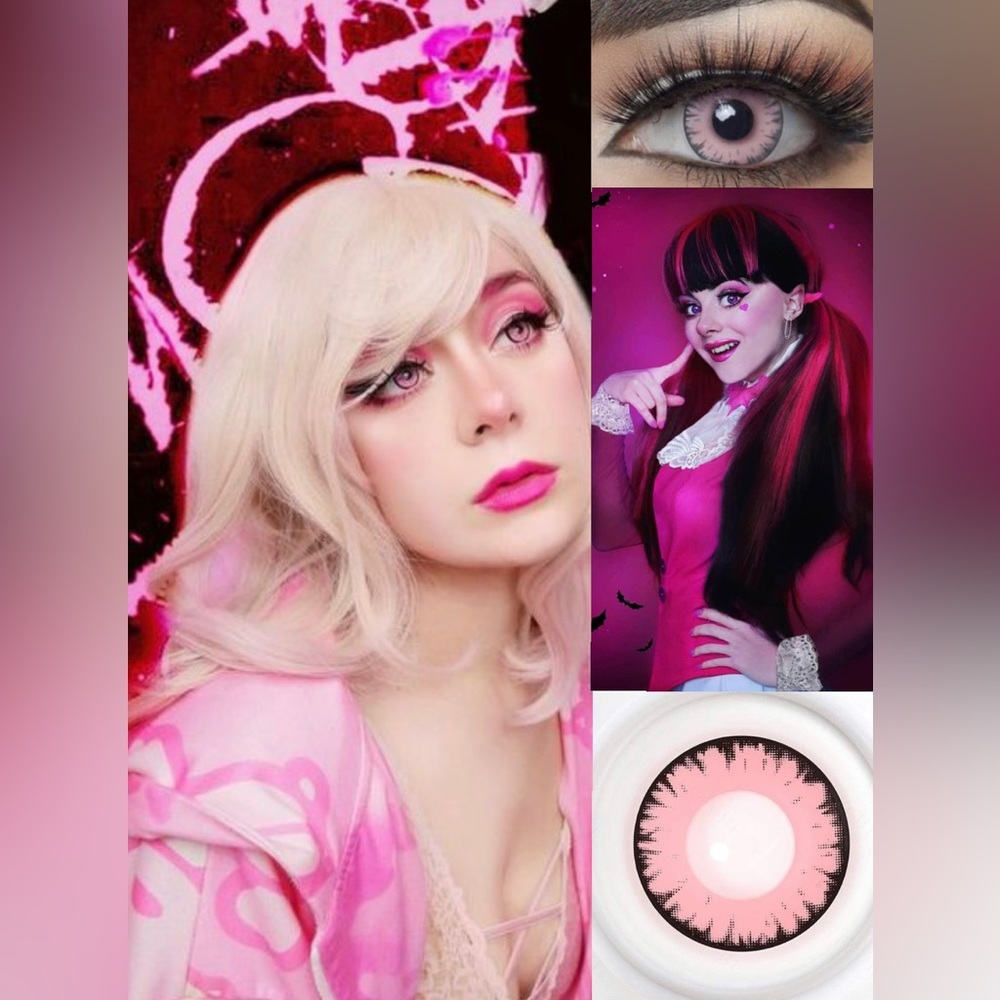 Halloween pink fantasy lenses
